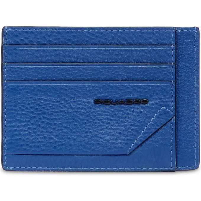Чехол для кредитных карт PIQUADRO THAN синий натуральная кожа PP2762S135R/BLU
