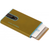 Чехол для кредитных карт PIQUADRO BLUE SQUARE желтый натуральная кожа PP4825B2BLR/G