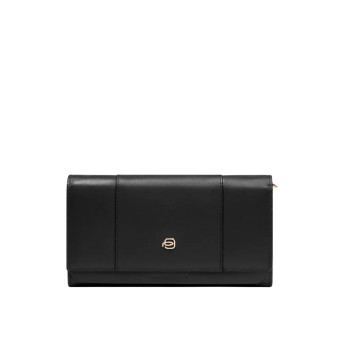 Кошелек женский PIQUADRO CIRCLE PD6463W92R/N черный Кошелек женский PIQUADRO CIRCLE PD6463W92R/N черный