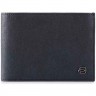 Кошелек мужской PIQUADRO BLUE SQUARE (темно-синий) PU257B3R/BLU