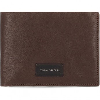 Кошелек мужской PIQUADRO HARPER PU5760APR/TM темно-коричневый Кошелек мужской PIQUADRO HARPER PU5760APR/TM темно-коричневый