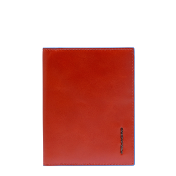 Обложка для паспорта PIQUADRO BLUE SQUARE PP1660B2/CU4 оранжевая Обложка для паспорта PIQUADRO BLUE SQUARE PP1660B2/CU4 оранжевая
