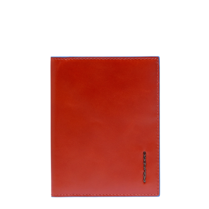 Обложка для паспорта PIQUADRO BLUE SQUARE оранжевая PP1660B2/CU4
