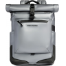 Рюкзак мужской PIQUADRO C20W роллтоп серебристый/черный полиуретан CA6291C2OWS/MGR