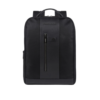 Рюкзак PIQUADRO BRIEF2 CA4818BR2/N черный нейлон/кожа