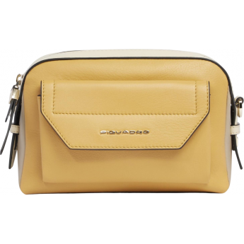 Сумка женская PIQUADRO CIRCLE BD6468W92/GBE желтый/бежевый натуральная кожа