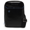 Сумка кросс-боди мужская PIQUADRO BLUE SQUARE черная кожа CA6811B2/N