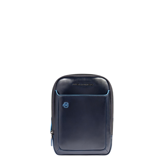 Сумка кросс-боди мужская PIQUADRO BLUE SQUARE синяя кожа CA6811B2/BLU2